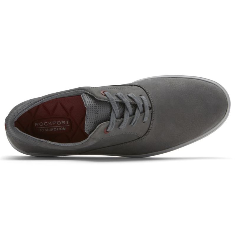 ROCKPORT - MEN'S TOTAL MOTION LITE CVO SNEAKER-STEEL GREY NUBUCK