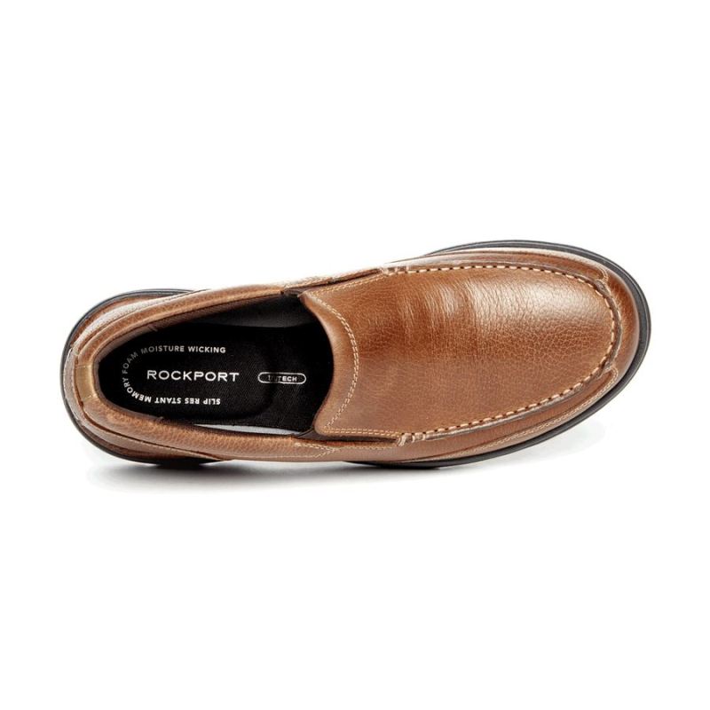 ROCKPORT - PROWALKER EUREKA PLUS SLIP-ON-BRIDLE BROWN