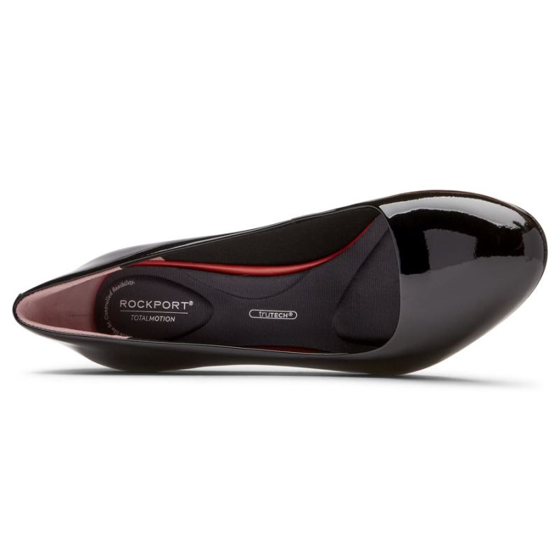 ROCKPORT - WOMEN'S TOTAL MOTION ARABELLA HEEL-BLACK PATENT