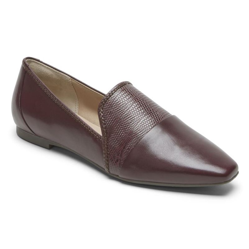 ROCKPORT - WOMEN'S TOTAL MOTION LAYLANI ACCENT LOAFER-OXBLOOD