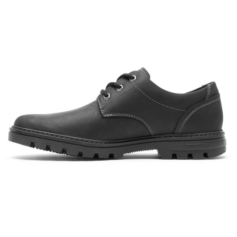 ROCKPORT - MEN'S WEATHER OR NOT OXFORD-WATERPROOF-BLACK LEATHER