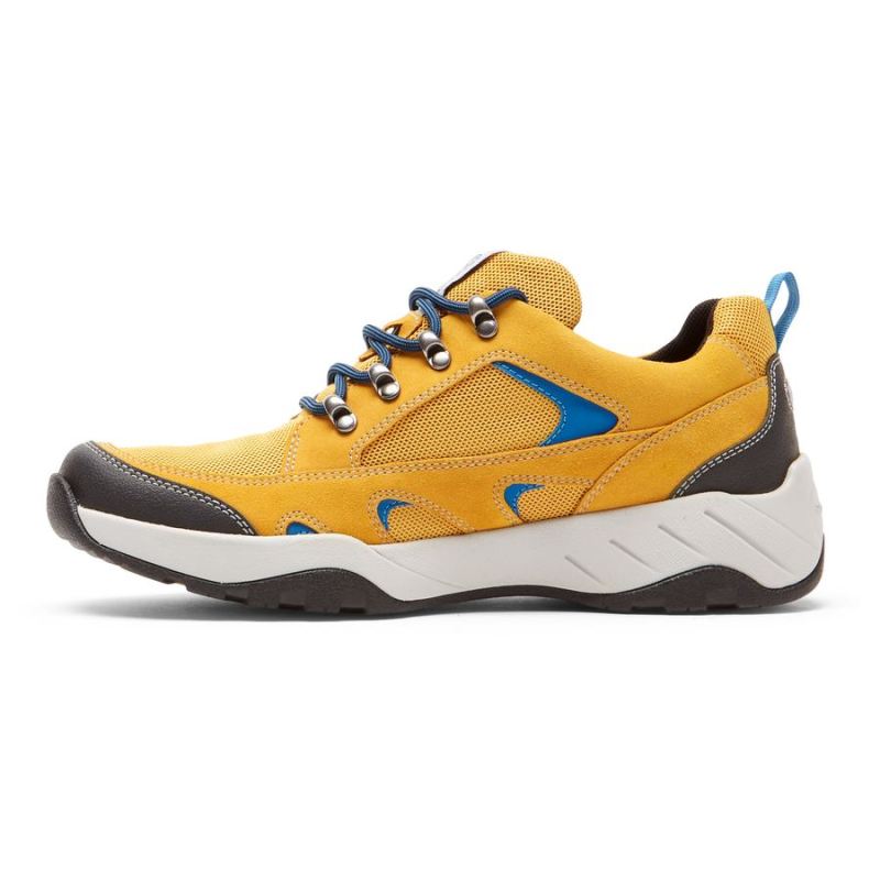 ROCKPORT - MEN'S XCS SPRUCE PEAK TREKKER-WATERPROOF-MUSTARD SUEDE/MESH