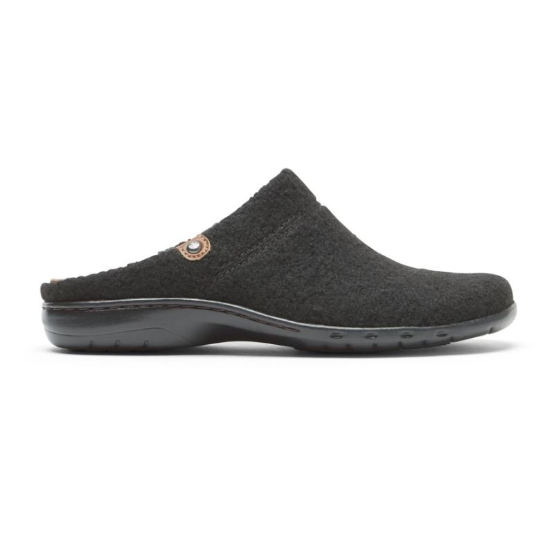 ROCKPORT - WOMEN'S COBB HILL PENFIELD CLOG-BLACK