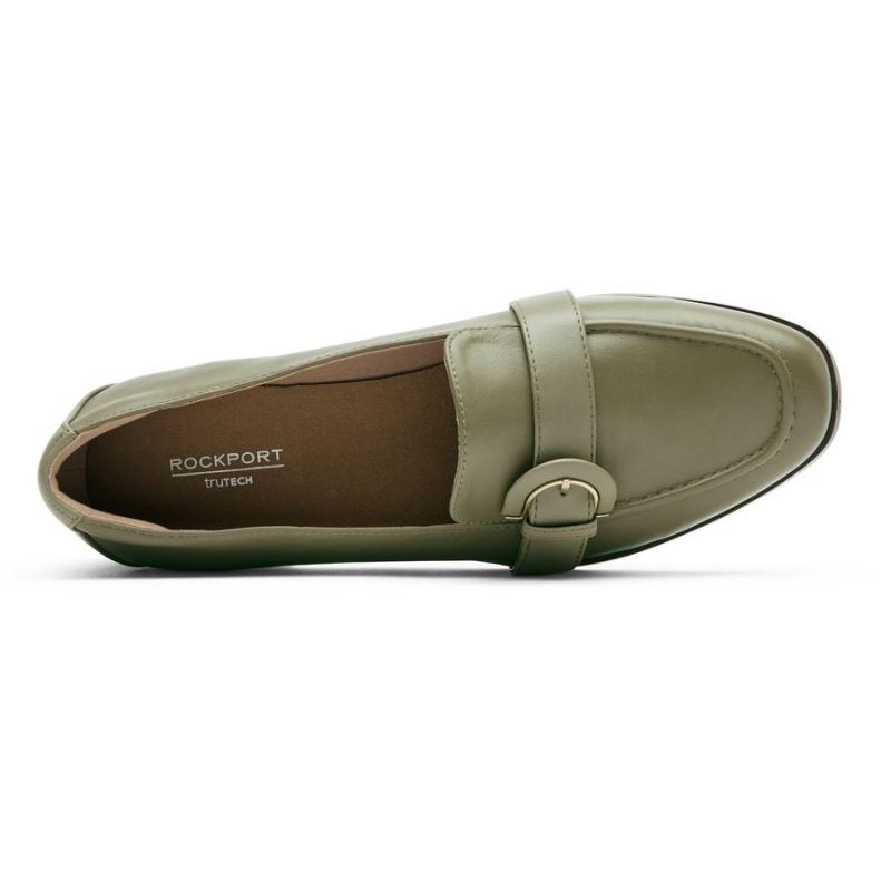 ROCKPORT - WOMEN'S SUSANA BUCKLE LOAFER-FOREST