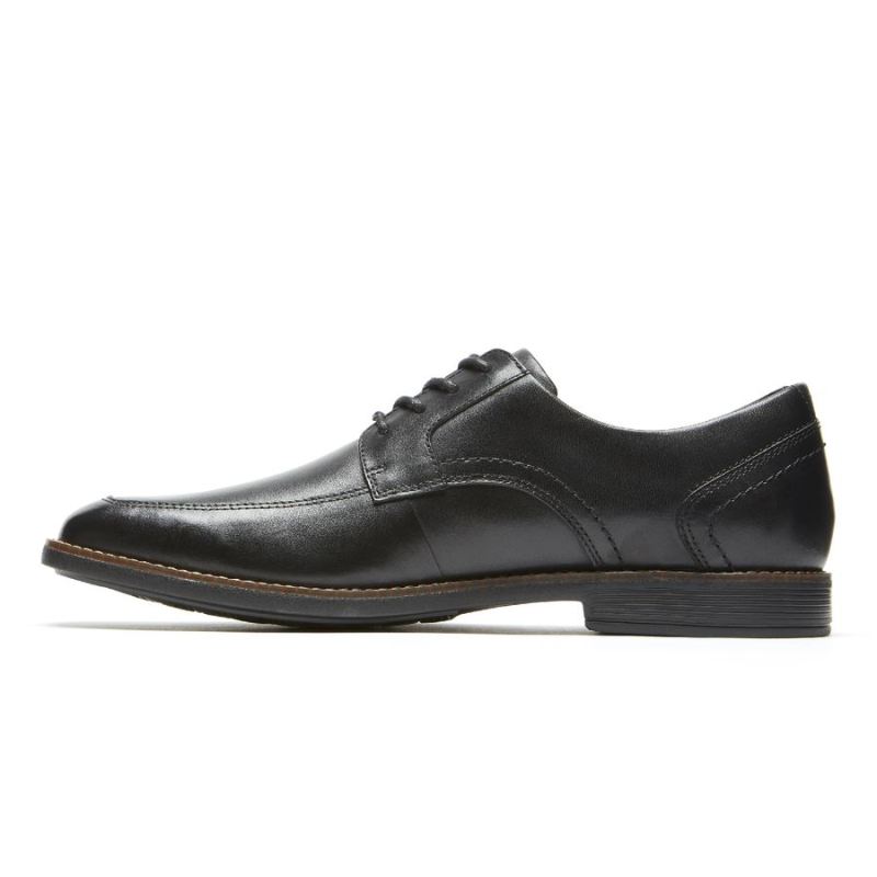 ROCKPORT - MEN'S SLAYTER APRON TOE OXFORD-BLACK