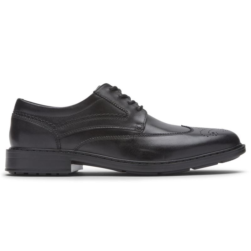 ROCKPORT - MEN'S TANNER WINGTIP-BLACK