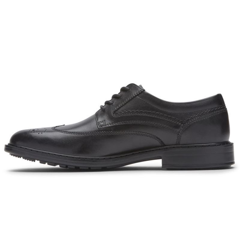 ROCKPORT - MEN'S TANNER WINGTIP-BLACK