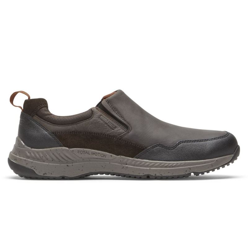 ROCKPORT - MEN'S TOTAL MOTION TRAIL SLIP-ON-WATERPROOF-Java