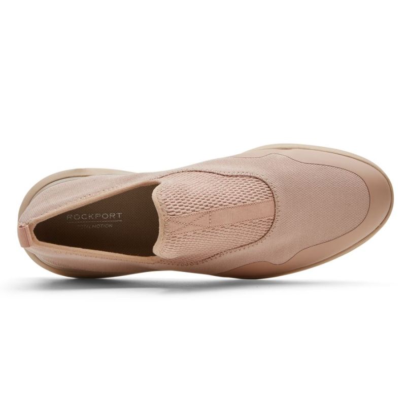 ROCKPORT - WOMEN'S TOTAL MOTION SPORT MESH SLIP-ON-TUSCANY PINK ECO