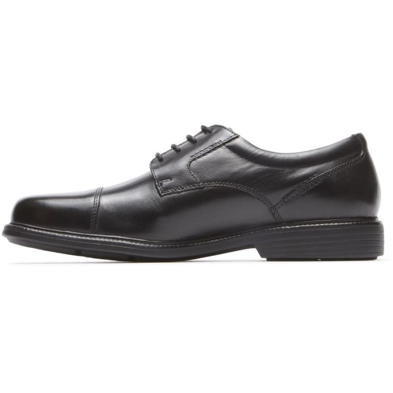 ROCKPORT - MEN'S CHARLES ROAD CAP TOE OXFORD-BLACK