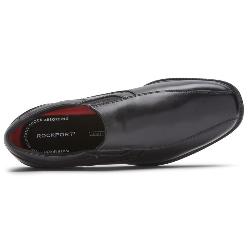 ROCKPORT - MEN'S TAYLOR WATERPROOF SLIP-ON-BLACK