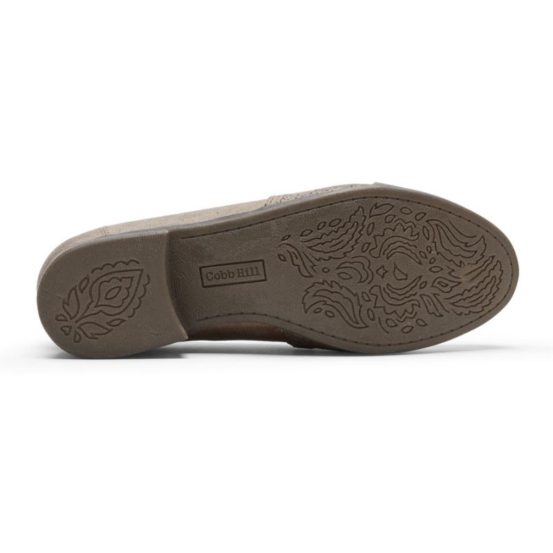 ROCKPORT - WOMEN'S COBB HILL CROSBIE SLIP-ON-TAUPE