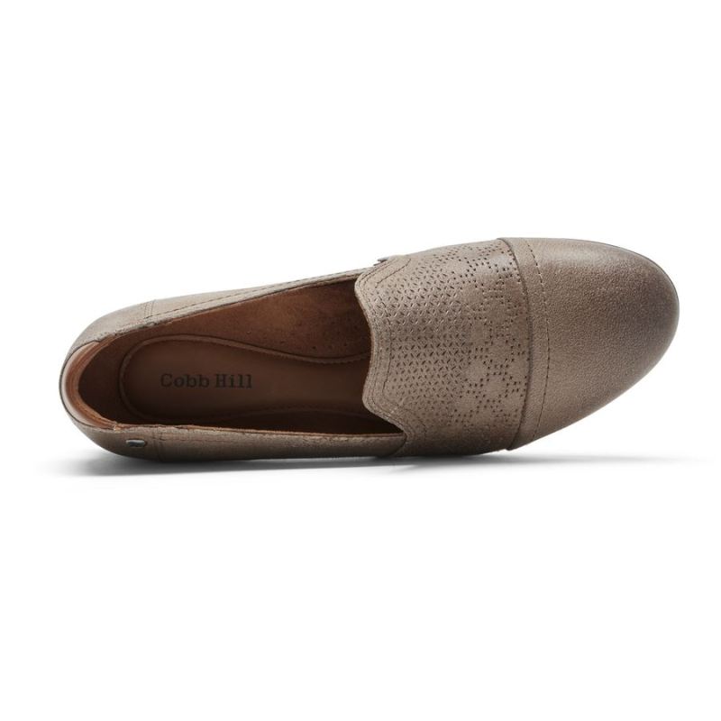 ROCKPORT - WOMEN'S COBB HILL CROSBIE SLIP-ON-TAUPE