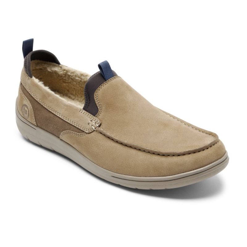 ROCKPORT - MEN'S FITSMART SLIPPER-VICUNA