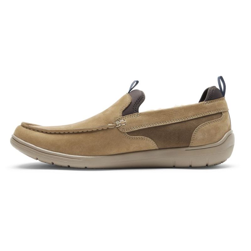 ROCKPORT - MEN'S FITSMART SLIPPER-VICUNA