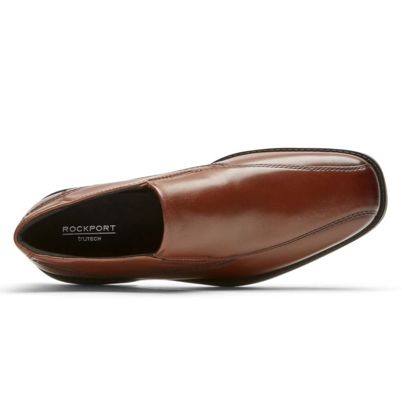 ROCKPORT - MEN'S GREYSON BIKE TOE SLIP-ON-TAN