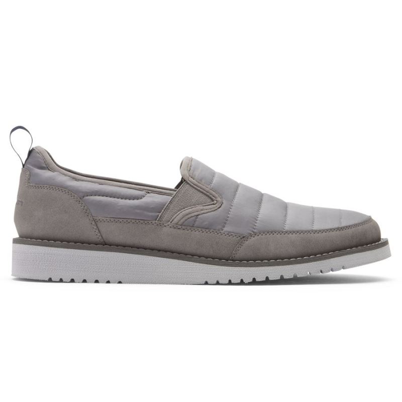 ROCKPORT - MEN'S AXELROD QUILTED SLIP-ON-GREY