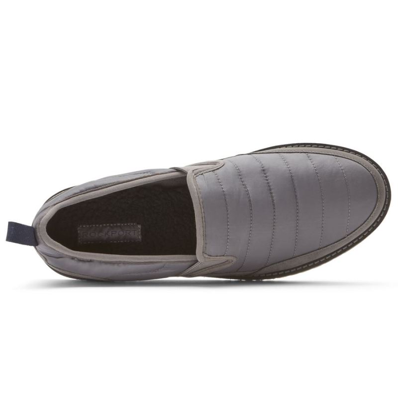 ROCKPORT - MEN'S AXELROD QUILTED SLIP-ON-GREY