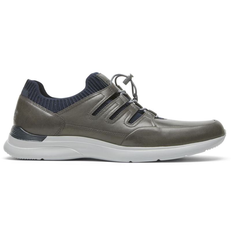 ROCKPORT - MEN'S TOTAL MOTION ACTIVE GHILLIE SNEAKER-STEEL GREY