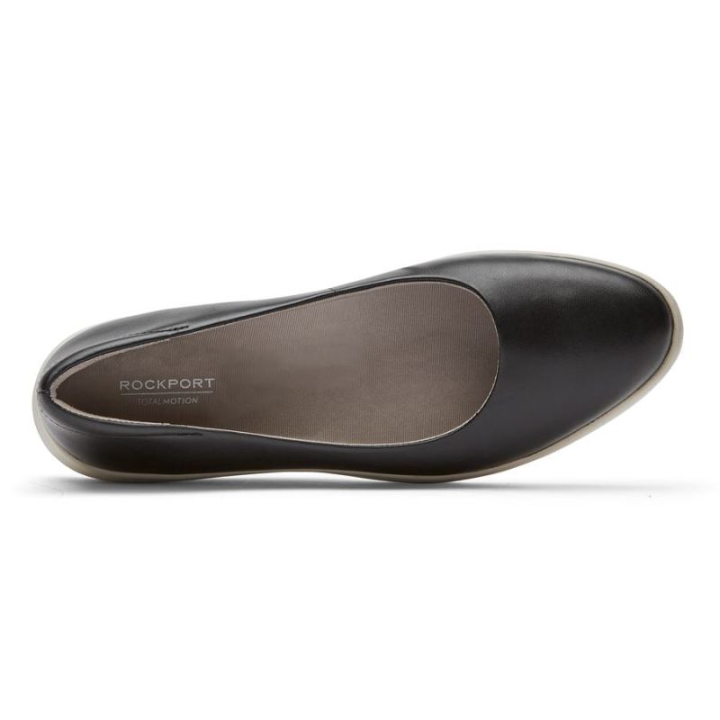 ROCKPORT - WOMEN'S TOTAL MOTION LILLIE BALLET FLAT-BLACK