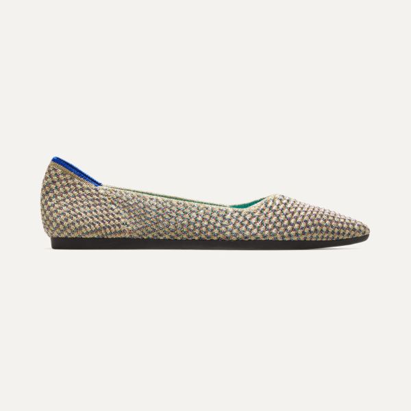 The Point-Multi Metallic Women's Rothys Shoes