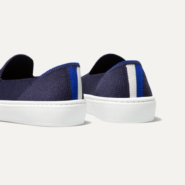 The Kids Sneaker-Deep Navy Kid's Rothys Shoes