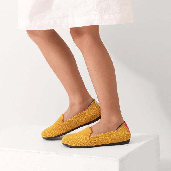 The Kids Loafer-Lemondrop Kid's Rothys Shoes