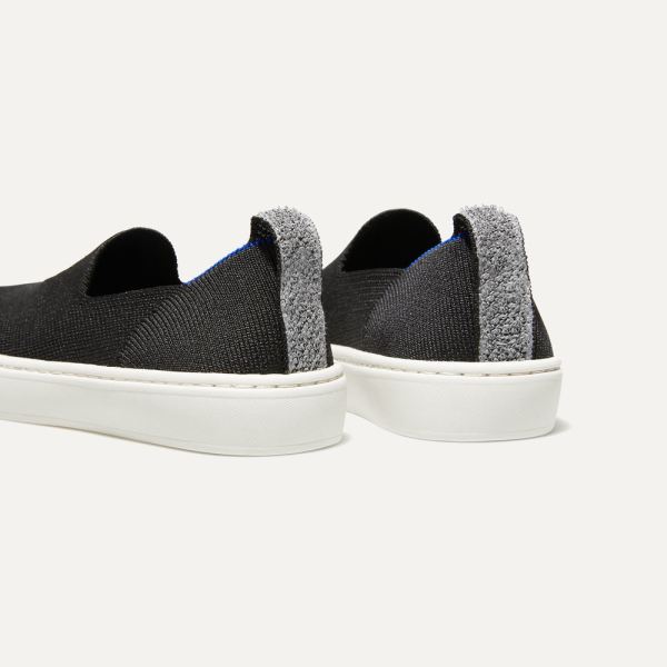 The Kids Sneaker-Black Kid's Rothys Shoes
