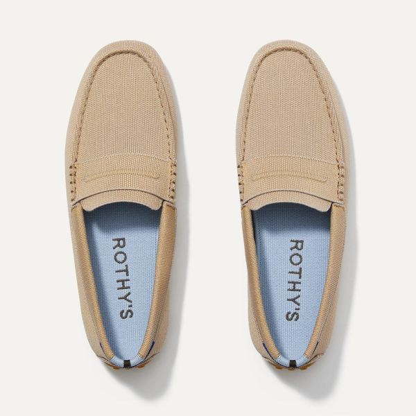 The Driving Loafer-Sand Trap Men's Rothys Shoes