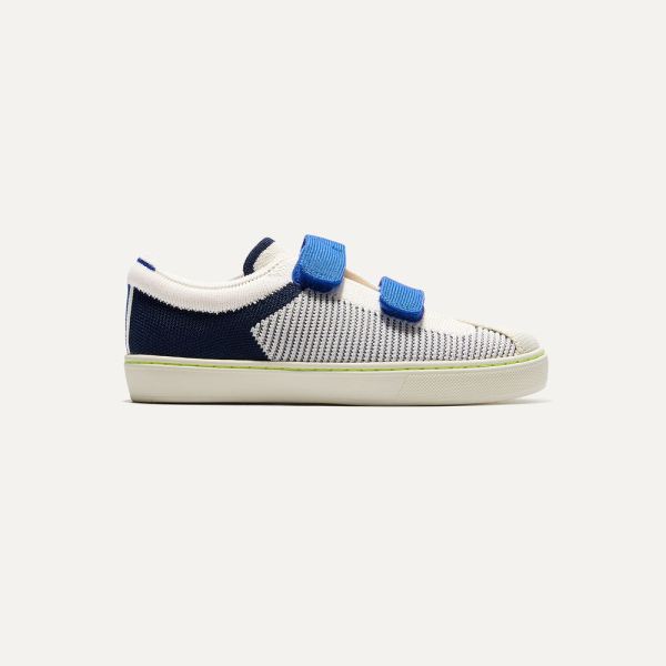 The Kids Strap Sneaker-Bicycle Blue Kid's Rothys Shoes