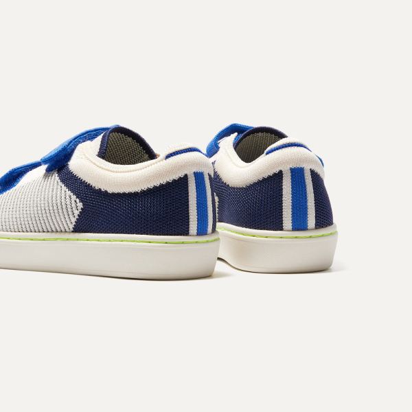 The Kids Strap Sneaker-Bicycle Blue Kid's Rothys Shoes