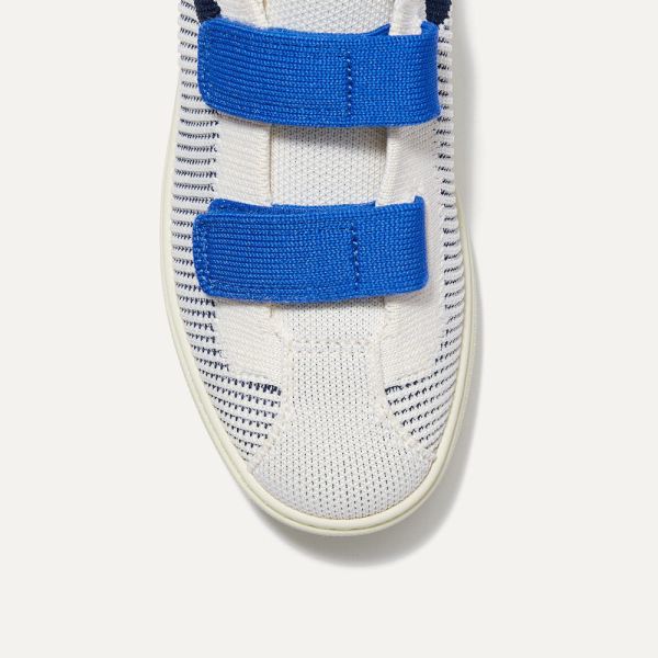 The Kids Strap Sneaker-Bicycle Blue Kid's Rothys Shoes