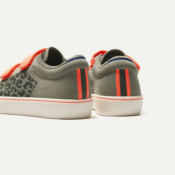 The Kids Strap Sneaker-Jungle Cat Kid's Rothys Shoes