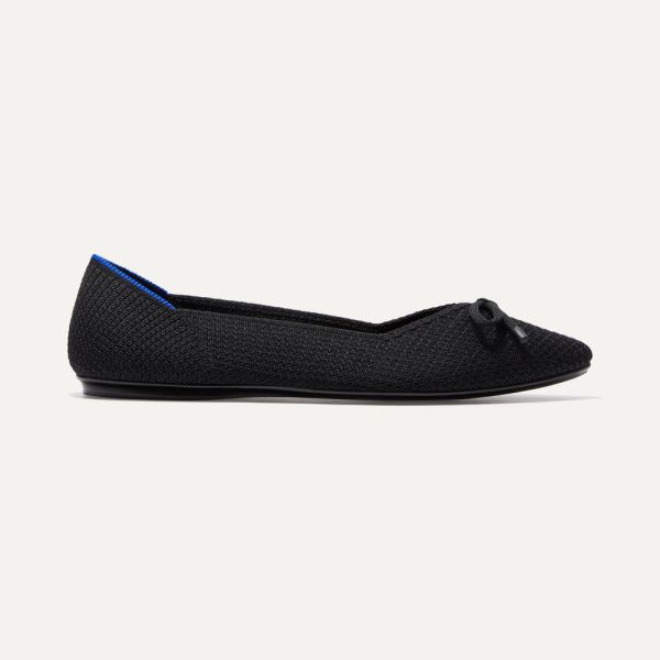 The Bow Point-Blackout Women's Rothys Shoes