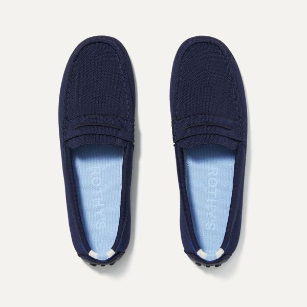 The Driver-Navy Sapphire Women's Rothys Shoes