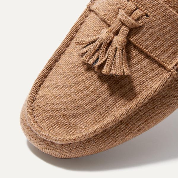 The Merino Tassel Driving Loafer-Rye Men's Rothys Shoes