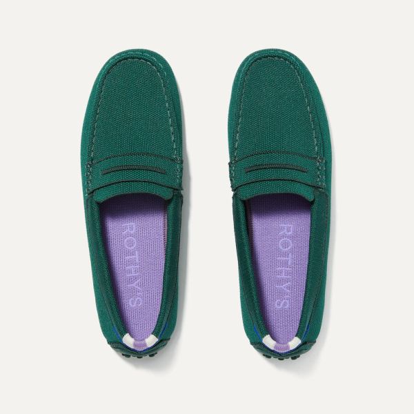 The Driver-Green Juniper Women's Rothys Shoes