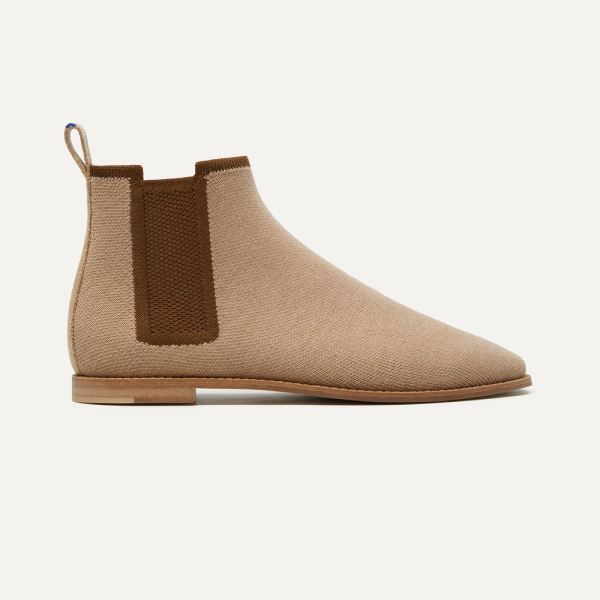 The Merino Ankle Boot-Chestnut Women's Rothys Shoes