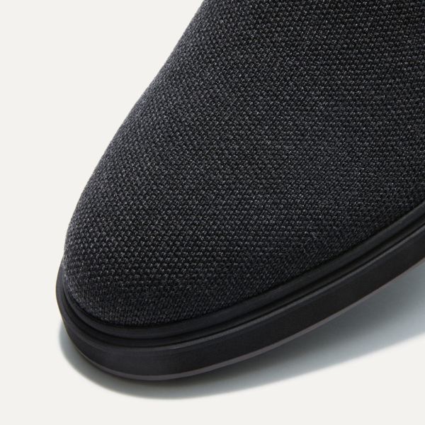 The Merino Chelsea Boot-Granite Black Men's Rothys Shoes