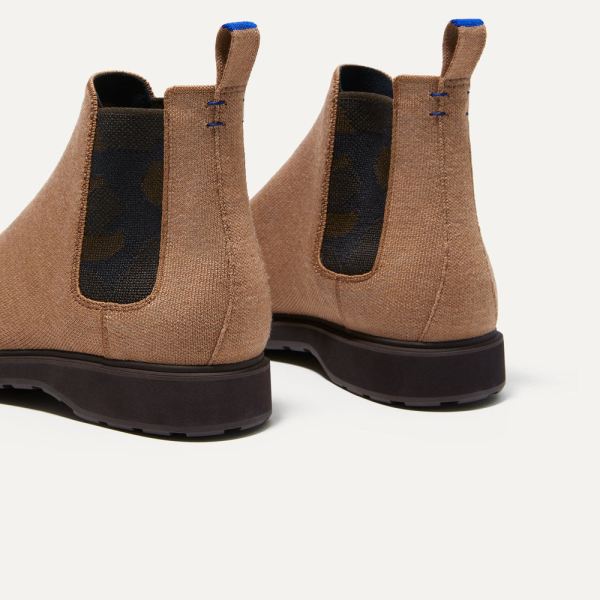 The Merino Chelsea Boot-Bourbon Men's Rothys Shoes