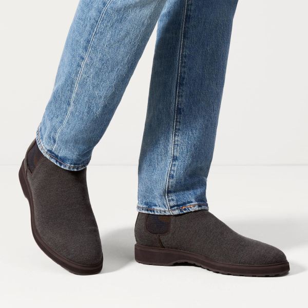The Merino Chelsea Boot-Dark Chocolate Men's Rothys Shoes