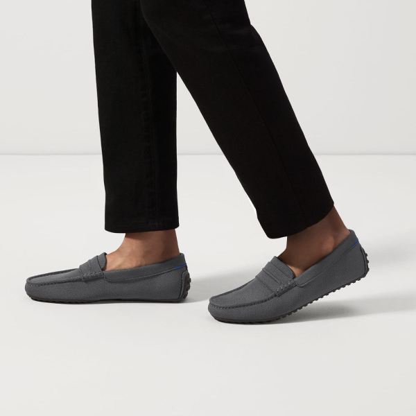 The Driving Loafer-Graphite Grey Men's Rothys Shoes