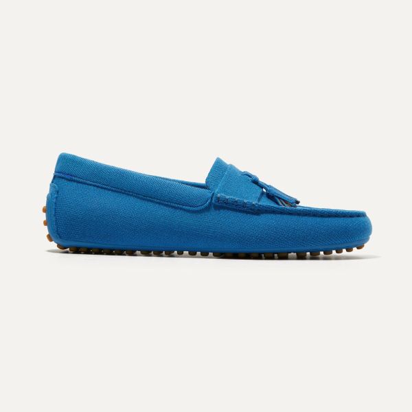 The Merino Tassel Driving-Azul Men's Rothys Shoes