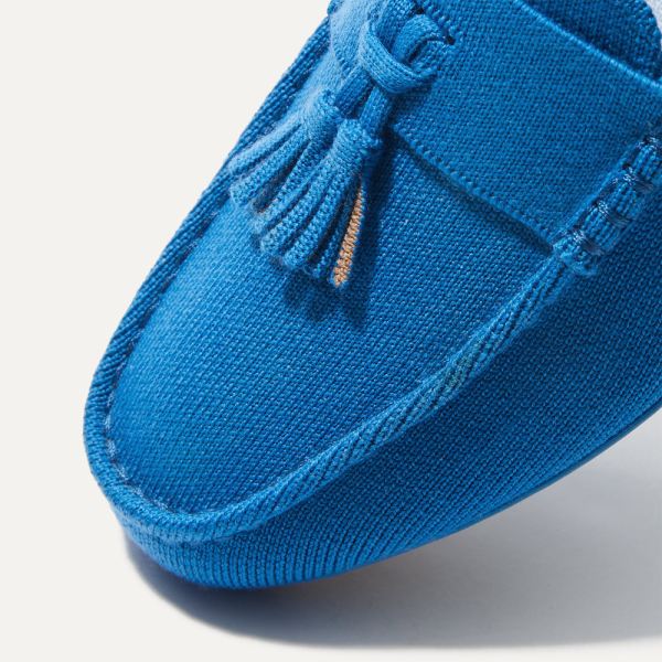 The Merino Tassel Driving-Azul Men's Rothys Shoes