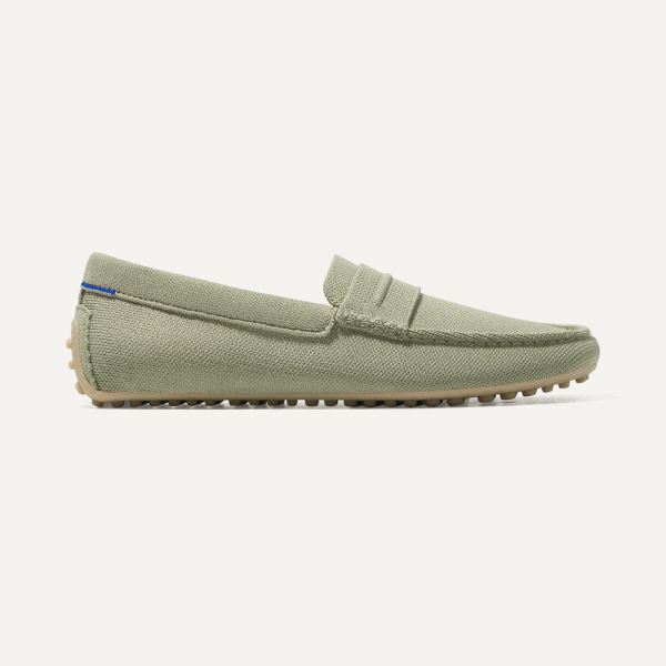 The Driving Loafer-Pistachio Men's Rothys Shoes