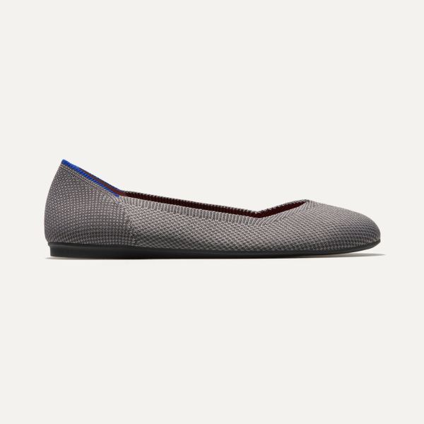 The Flat-Charcoal Women's Rothys Shoes