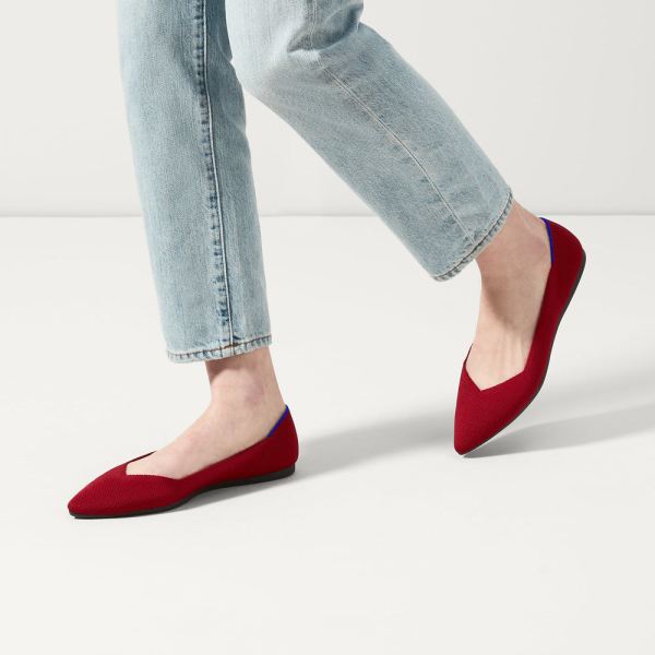 The Point-Chili Red Women's Rothys Shoes