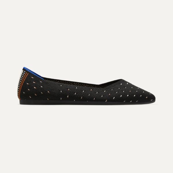 The Point-Ivory Dot Women's Rothys Shoes