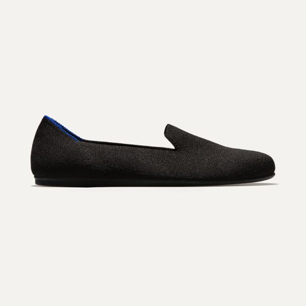 The Loafer-Black Solid Women's Rothys Shoes