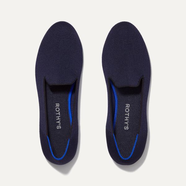The Loafer-Navy Women's Rothys Shoes